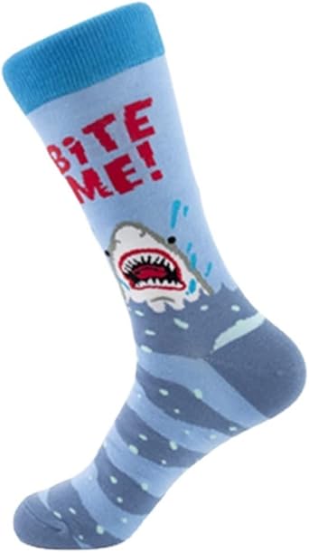 Colorful Trendy Socks Colorful Guitar Socks Mushroom Casual Cotton Socks Mid-Calf Socks