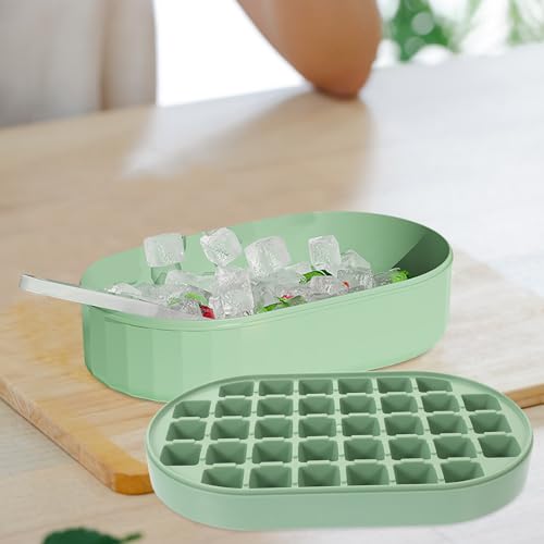 Molde Para Cubos De Hielo Grande Con Cucharón Verde miniatura 5