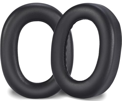 Lukvcoe 交換用イヤーパッド Jabra Evolve2 85 UC/Evolve 2 85 MS ワイヤレスヘッドフォン用 (Elite 85Hには適合しません) ? 柔らかいプロテインレザークッション ノイズアイソレーションフォーム