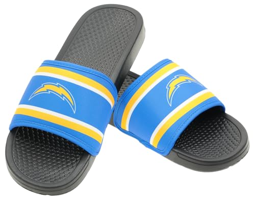 Image of FOCO NFL Team Printed Slide Sandals - Officially Licensed Football Fan Footwear for Comfort & Style