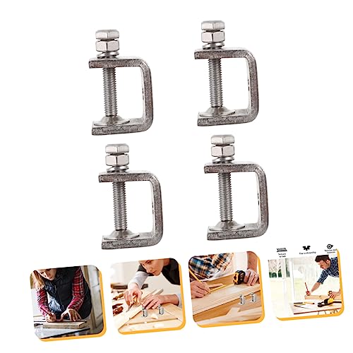 OSALADI 4Pcs Tiger Clip C Clip Heavy Duty Braçadeira Tigre De Aço Inoxidável Braçadeira Tiger Carpin