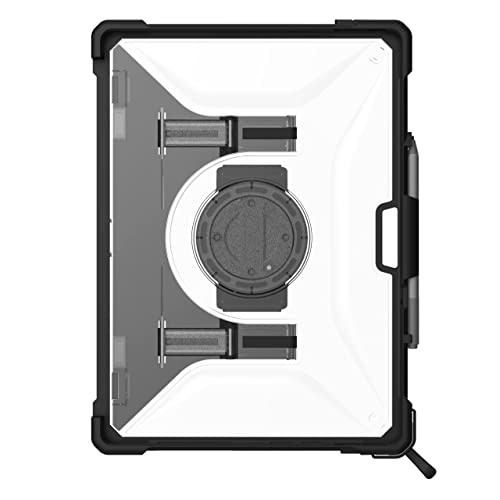 Urban Armor Gear 323263114343 Uag Designed For Microsoft Surface Pro 8 Case Plasma W/Hand Strap & Shoulder Strap Feather-Light Translucent Rugged Military Drop Tested Protective Cover Ice thumb #8
