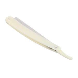 Vintage Manual Razor for Men Chic Straight Barber Edge Shaper for Shaving Beard and Hair Easy Blade Replacement