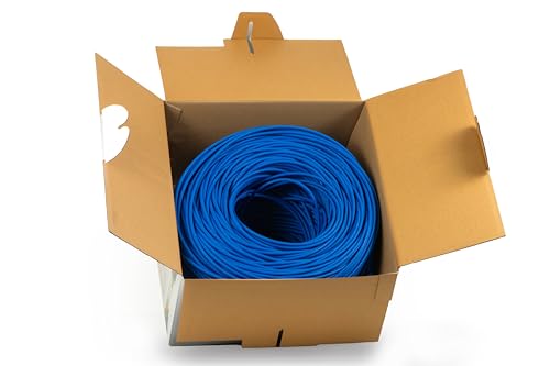 Câble réseau Cat 6 Utp AWG24 cuivre pour installation de box internet et routeur 305m