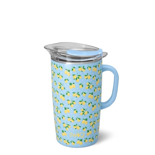 Swig Life 64oz Pitcher with Lid, Drink Pitcher for Tea & Cocktails