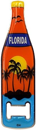 Refrigerator Magnet BOTTLE OPENER. PALM TREE