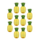 Ｍｉｌａｇｅｔｏ パイナップル ウォーターボトル 500ml 透明 オフィス パーティー用 10本