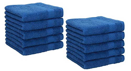 Betz Paquete De 10 Toallas Faciales Palermo Tamaño 30x30cm 100 Algodón Color Azul Betz Paquete De 10 Toallas Faciales Palermo Tamaño 30x30cm 100 Algodón Color Azul