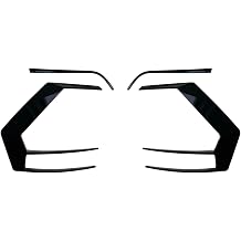 Compatible For VW Golf 7 7.5 Golf 7R 7.5R GTI GTD Golf VII MK7R MK7.5 2013-2019 R400 Car Rear Side Bumper Splitter Canard Spoiler Body Kits Anti-Collision Automotive ModificationGolf 7 12-15 u