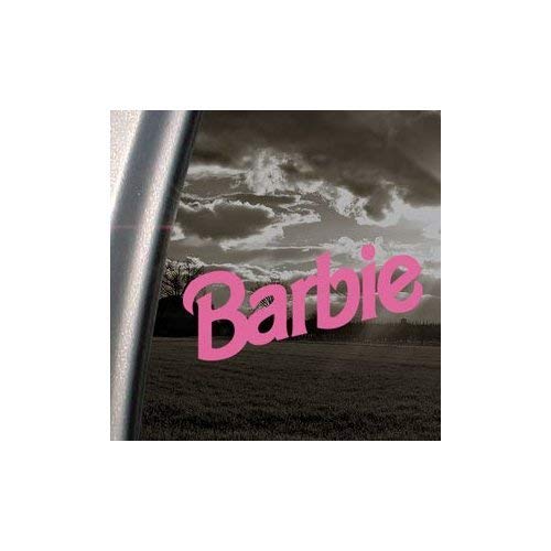 ALPHA MARKETERS RW Designs - Barbie Pink Doll Princess Pink Vinyl Decal Sticker for Cars LAPTOPS Walls Windows Toolbox Gift