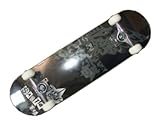 Abec 7 Kugellager Santa Fe Skateboard Komplettboard Black - Profi Board komplett - 8.0 inch