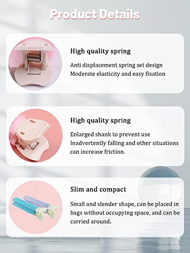 4Pcs Hair Root Clips Volumizing Hair Rollers, Cyhyii Double Self-Adhesive Diy Natural Hair Styling Accessories Tool To Shape Shaggy Fluffy Curls For Women Girls Hair Roots #TOP5