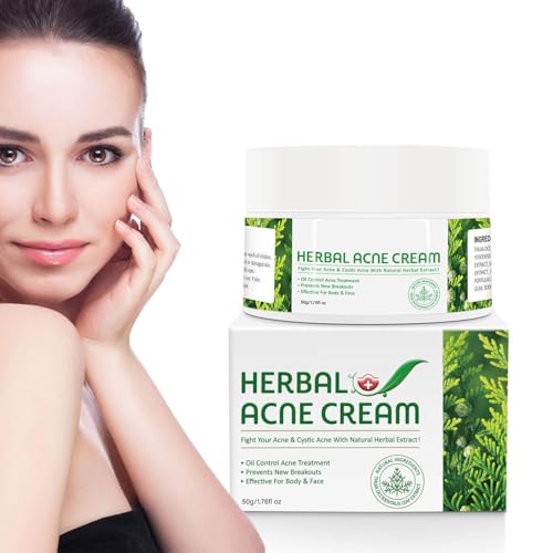 Anti-Acne Cream, Acne Face Cream, Anti-Pimple Face Cream, Quickly Reduces Blemishes, Targeted Solution Against Pimples