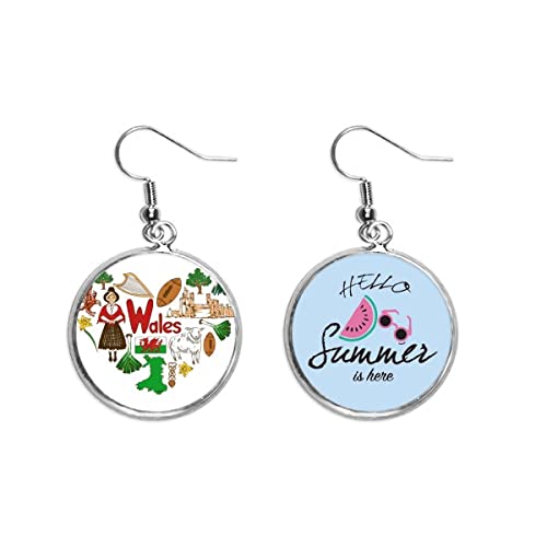 Pendientes de sandia y amor por el paisaje de Gales para lucir en tus tardes de terraza
