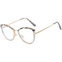 Shiratori Blue Light Blocking Glasses with TR90 Cat Eye Frame , Computer Glasses - Anti Eyestrain & UV Glare Protection
