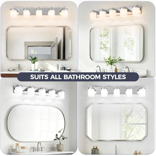Guliaofo Vanity Lights for Bathroom, Farmhouse Bathroom Light Fixtures by Guliaofo - Used condition - Image 9