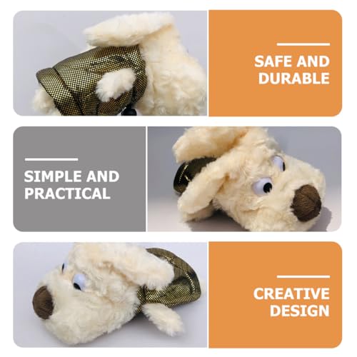 Protège têtes de golf en peluche chien anti-rayures fers - 3
