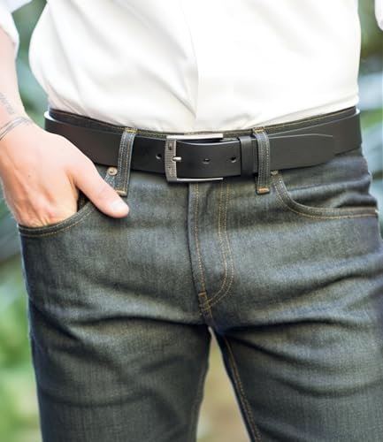 Image of Men's Genuine Leather Belt for Men | Black,Brown