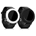 Produktbild kwmobile 2X Sport Schutzhülle kompatibel mit Garmin Vivoactive 3 - Silikon Hülle Cover ohne Tracker Weiß Schwarz