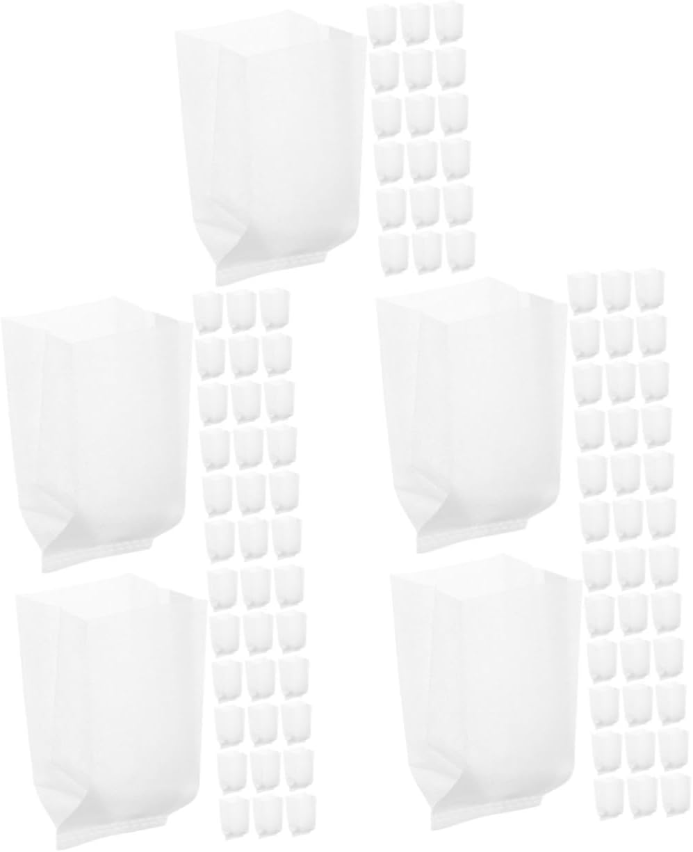 500pcs Non-Woven Plant Grow Bags for Nursery Portable Planting Pouches for Indoor and Outdoor Use Fine Drainage and Optimal Root Growth for Vegetables Fruits and Flowers