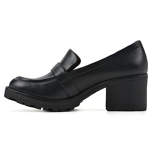 Image of WHITE MOUNTAIN Women's Shoes Bougie Block Heel Loafer