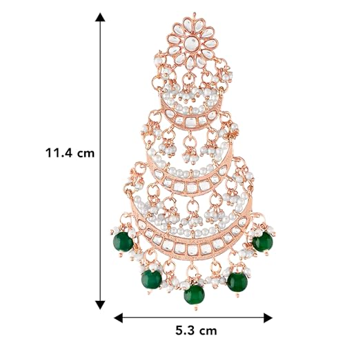 Image of Peora Traditional Indian Earrings Set Jewellery Gift for Women Girls