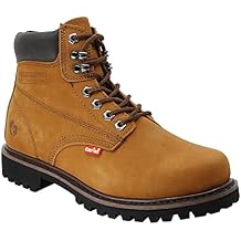 Cactus Mens 3611 Soft Toe Insulated 6" Construction Work Boots Nubuck Leather Rubber Sole Comfortable Industrial Construction Boots