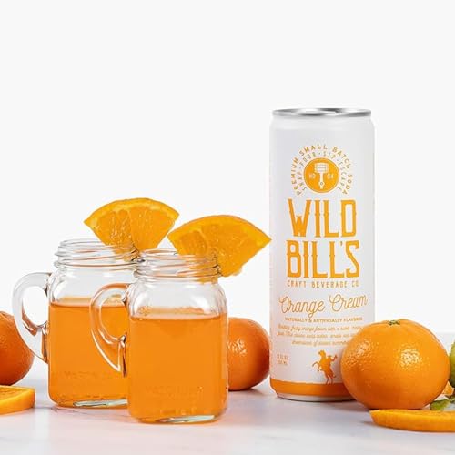 Wild Bill'S 4 Flavor Craft Soda Soft Drinks Variety Pack, Root Beer, Black Cherry, Orange + Vanilla Sodas, Pure Cane Sugar, Caffeine Free, No High Fructose Corn Syrup, Gluten Free Vegan thumb #8