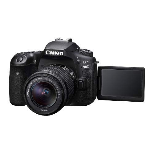 Canon Câmera DSLR [EOS 90D] com EF-S 18-55 é Kit de lentes STM, Wi-Fi integrado, CMOS AF Dual Pixel