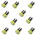 PA 10PCS #1893#44#47#756#1847 BA9S 1SMD LED Wedge Pinball Machine Light Bulb Yellow(Amber)-6.3V