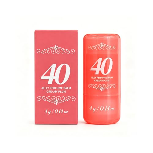 Jelly Profumo Solido Stick Balm - Fragranza di Frutta di Origine Naturale, Colonia Solida tascabile Senza Alcol, Balsamo Leggero Rinfrescante per Odore Corporeo da Viaggio (#1, 27g)