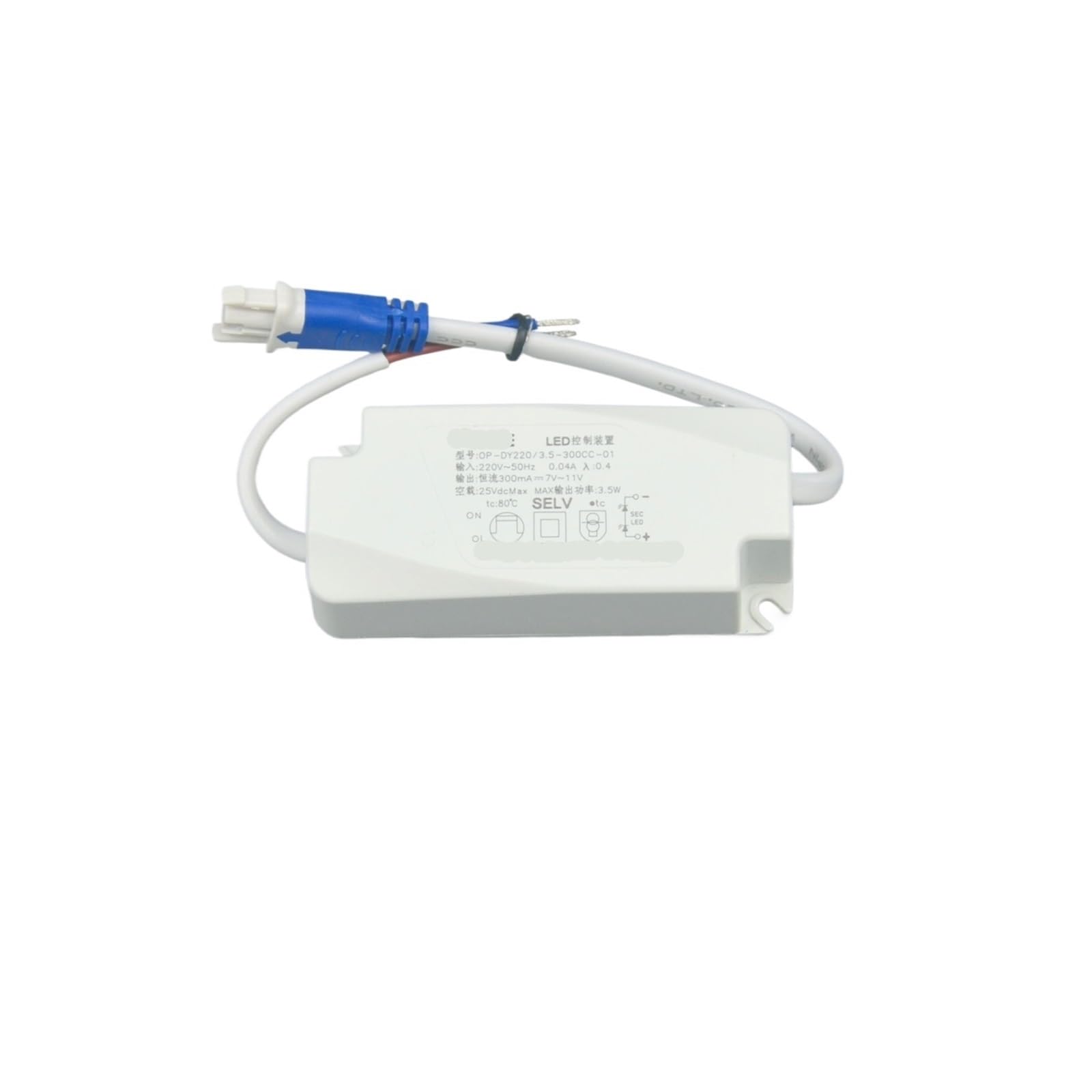 Pilote LED 3W 3.5W ballast alimentation pour luminaire plafonnier