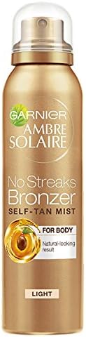 Garnier Ambre Solaire No Streaks Bronzer Self Tan Tinted Gel, 150 ml