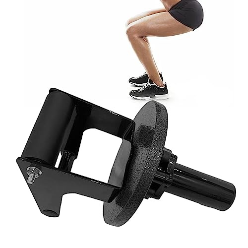 Bexdug Barra Tibiale - Vitelli Allenamento Fitness Ginnico Palestra Macchina | Iron Single Leg Training Bar Home Gym Ginnico Calf Raise Bar per Ginocchia, Caviglie, tibiali e Polpacci