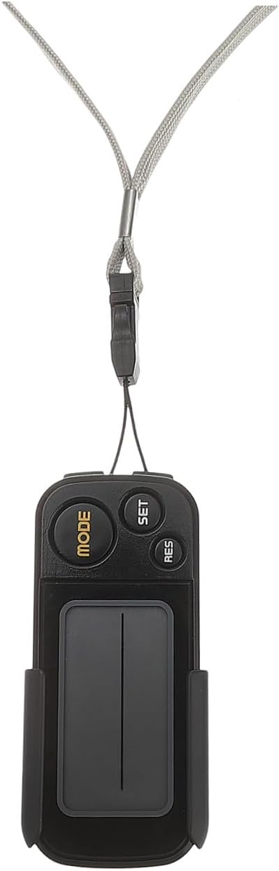 BESPORTBLE Digital Clip Pedometer with 30-Day Memory and Large 3D LCD Screen, Portable Hanging Step Counter for Running, Walking, and Fitness Tracking, Black Sports Accessory for Outdoor