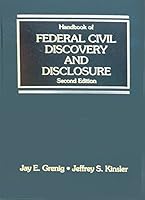 Handbook of Federal Civil Discovery and Disclosure 0314230955 Book Cover