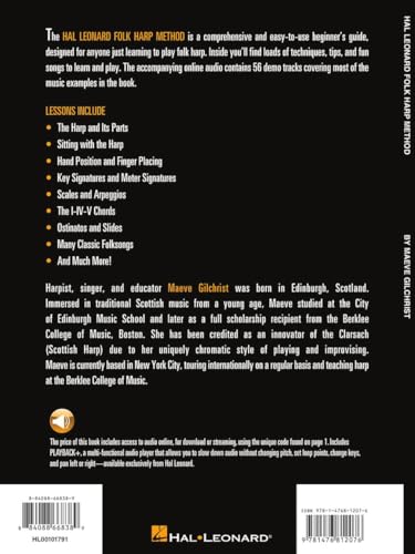 Hal Leonard Folk Harp Method Book/Online Audio - Thumbnail 2