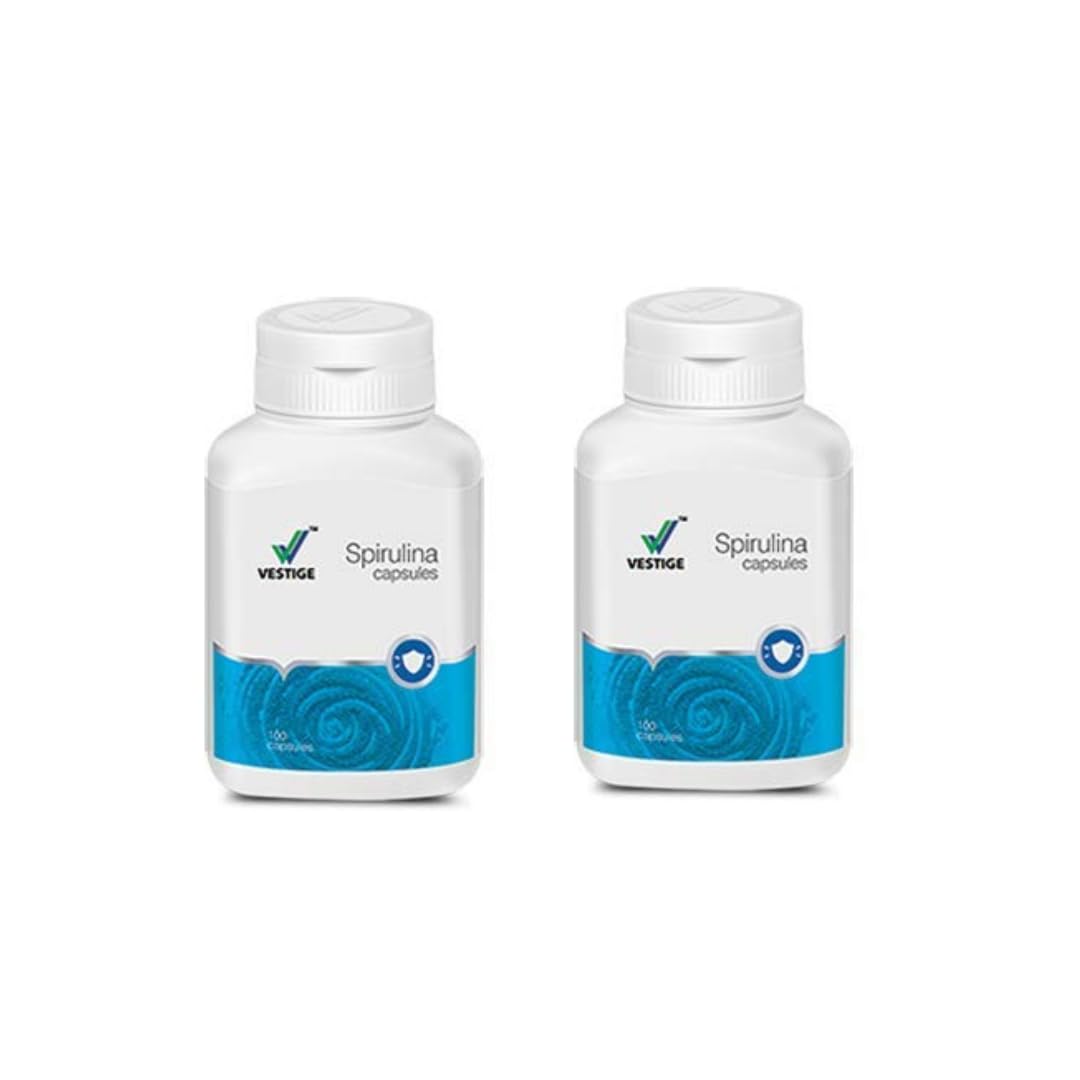 VESTEG.EE SPIRULINA 100 CAPSULES VESTEG.EE Spirulina Capsules Duo Pack -for Natural Energy Boost (PACK OF 2) (B0D37NTZFN) Amazon Price History, Amazon Price Tracker