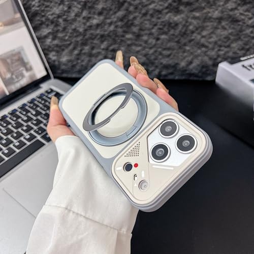iPhone13 Pro �p �P�[�X ������� ���@�\360�x��]�X�^���h MagSafe�Ή� �}�O�l�b�g���� �ϏՌ��ی� �}�b�g�� �}�b�g�d�グ �����ӂ���13 Pro�p�P�[�X �}�O�l�b�g���� �B�����[�� �w��h�~ �݊��ϐk ���^ �����O�f�U�C�� ����~