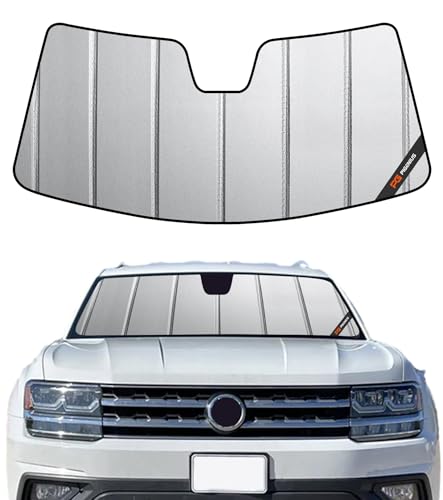 Pigenius Windshield Sun Shade for Volkswagen Atlas 2018-2026 Front Window Sunshade - Safeguard