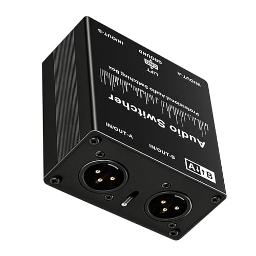 ���^���T�E���h�M���X�C�b�`���[��XLR / 3.5Mm / 6.35Mm�R�l�N�^���T�|�[�g���C�uXLR�o�����X�o�͂ɍœK�ȉ���