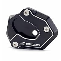 SHATKA Pour Kawasaki Z650 Z900 Z900RS Z 650 900 SE RS 2017 2018 2019 2020 2021 2022 CNC Béquille Béquille Latérale Extension Agrandisseur Pad Trépied Allongé (Couleur : Black, Taille : 1