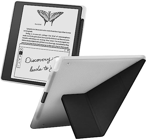 Kindle Scribe 2022�p�ی�J�o�[�����X���[�v�E�F�C�N����уy���z���_�[�ی�J�o�[�t��Scribe 2022�p10.2�C���`�܂肽���ݎ��P�[�X �ϏՌ� �o���p�[