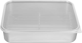 1set Stainless Steel Dumpling Freezer Box with Mesh Rack Multi-function Food Storage Container for Fridge Kitchen Organizer for Meat Fruits Vegetables Compact Sealed