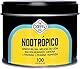 Natürliche Nootropic Kapseln 100 Stück - 800 mg - Gedächtnis, Konzentrations Kapseln - Mehr Energie - Ginkgo Biloba, Löwenmähne, Koffein, Bacopa Monnieri, Tyrosin, Theanin, Huperzia - Made in EU