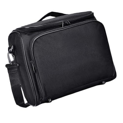 Funda portátil para proyector de tela oxford con interior acolchado para transporte seguro y accesorios miniatura 5