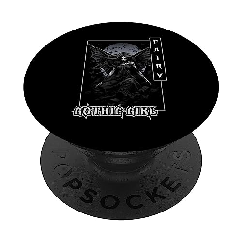 Chica gótica Hada Oculta Brujería Oscuro Emo Goth PopSockets PopGrip Intercambiable