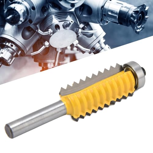 Fingergelenk-Fräser, 8 mm Schaft, umkehrbare Fingerklebefugen-Fräser, Stahlschreinerei, Holzfräser für DIY-Türen, Tische, Schränke, Regale, Möbel (8*55mm)