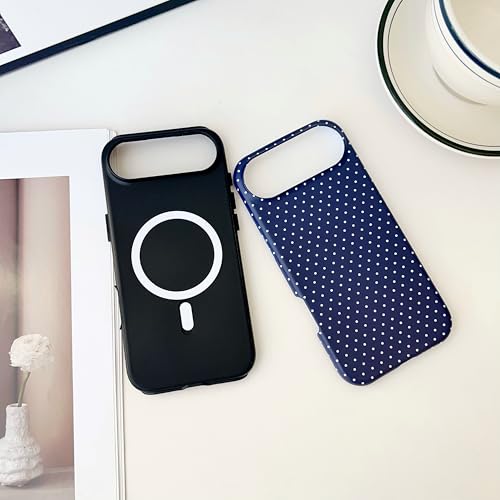 ZOEVEES Magnetic Case for iPhone 16 Plus, Compatible with MagSafe, Aesthetic Polka Dot Cute Design for Women, Hybrid 2-Layer Hard Shell Phone Cover, Blue by ZOEVEES - Used condition - Image 6