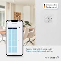 Homematic IP Smart Home Jalousien-Aktor Marken-Schalter, 151333A0 – Ansicht 2